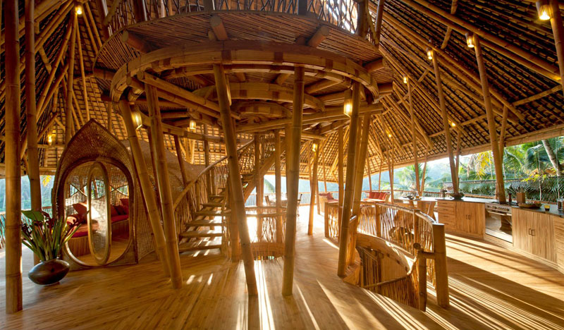 Green village Bali : éco-village d'architecte en bambou